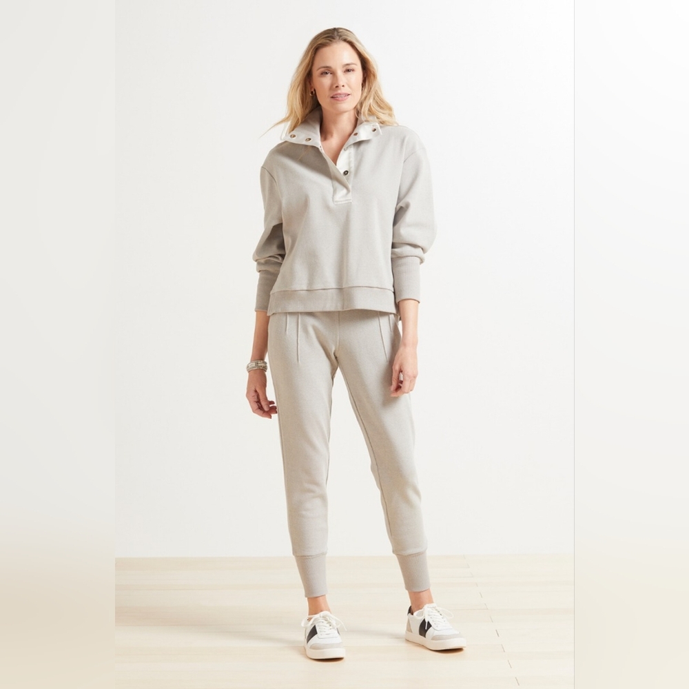 VARLEY Coord Set 2 pieces Amberley Jogger + Huston Crop Pullover Satin s…